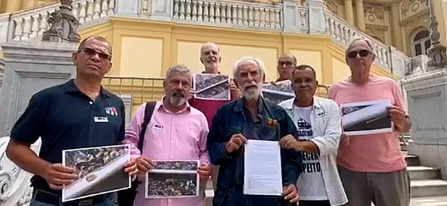 Manifesto exige retomada do controle do sistema metropolitano de trens do Rio por parte do Governo do estado 2 Manifesto exige retomada do controle do sistema metropolitano de trens do Rio por parte do Governo do estado supervia 2