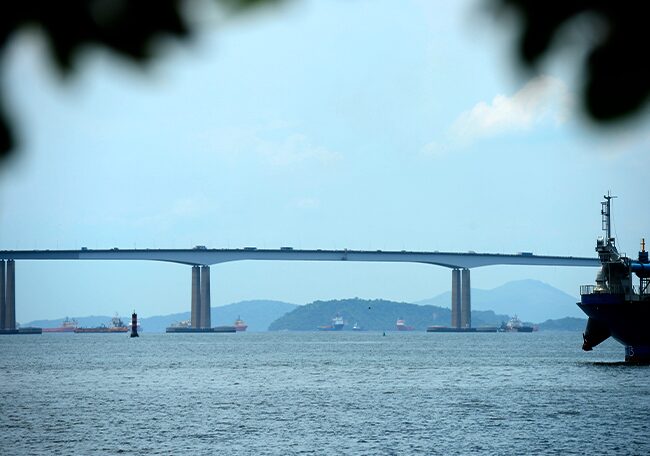 Com fluxo diário de 150 mil veículos, Ponte Rio-Niterói faz 50 anos com fluxo diario de 150 mil veiculos ponte rio niteroi faz 50 anos com fluxo diario de 150 mil veiculos ponte rio niteroi faz 50 anos 1