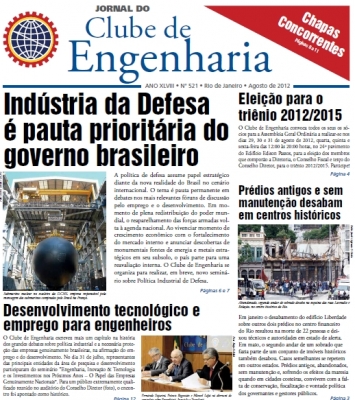Jornal número 521 - Agosto de 2012 1344287100