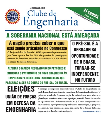 Jornal do Clube de Engenharia nº 556 - Julho de 2015 1436467795
