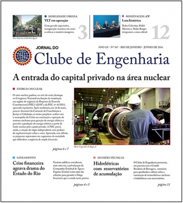 Jornal do Clube de Engenharia nº 567 - Junho de 2016 1465856387