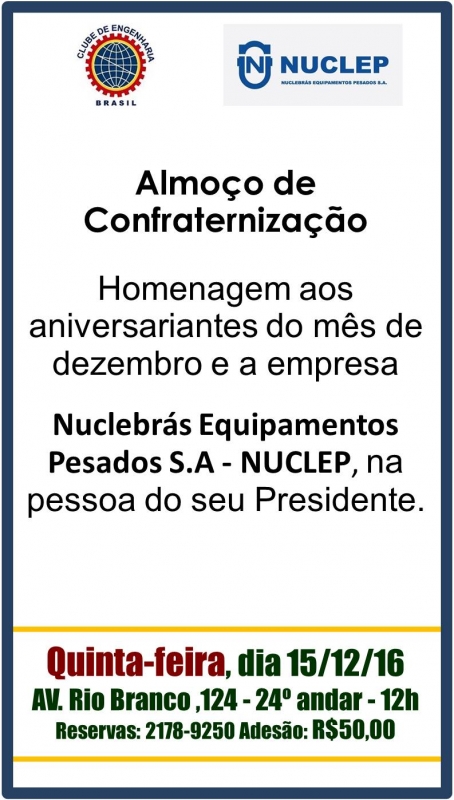 Almoço de confraternização dos aniversariantes de dezembro 1480524423