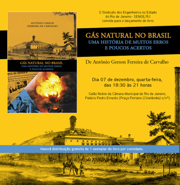 Lançamento: Gás Natural no Brasil - Uma história de muitos erros e poucos acertos 1 Lançamento: Gás Natural no Brasil - Uma história de muitos erros e poucos acertos 1480972214