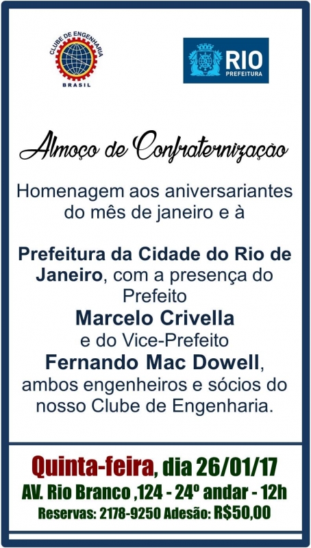 Almoço de confraternização dos aniversariantes de janeiro 1 Almoço de confraternização dos aniversariantes de janeiro 1484583831