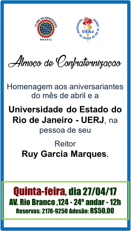 Almoço de confraternização dos aniversariantes de abril 1491932322