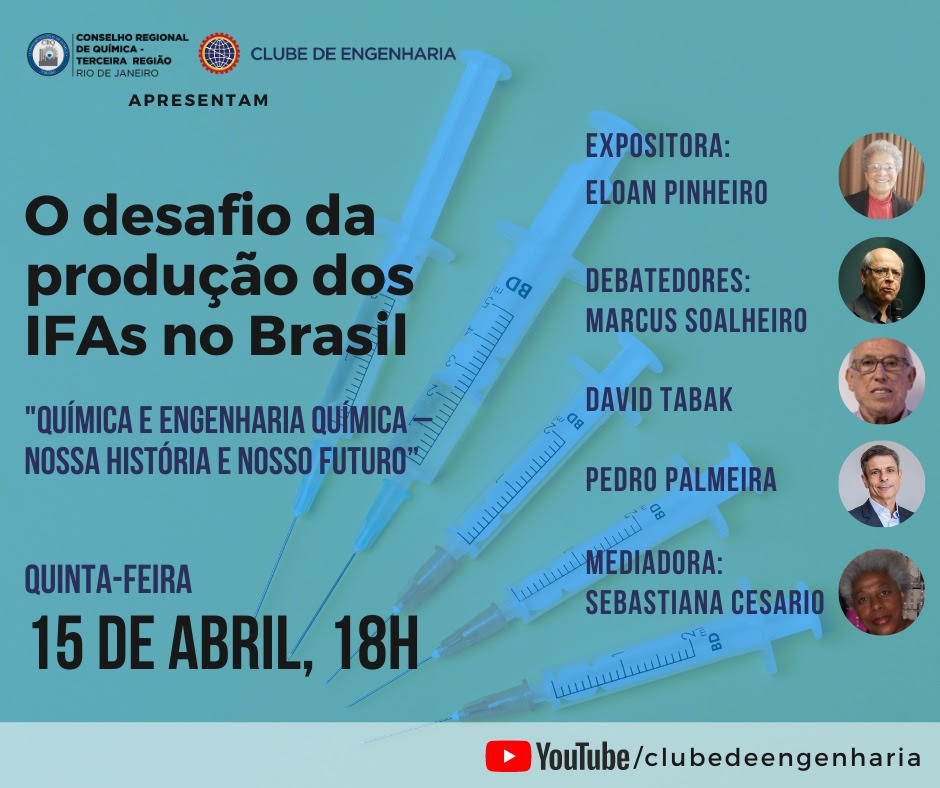 O Desafio da produção dos Insumos Farmacêuticos Ativos (IFAs) no Brasil evento quimica final