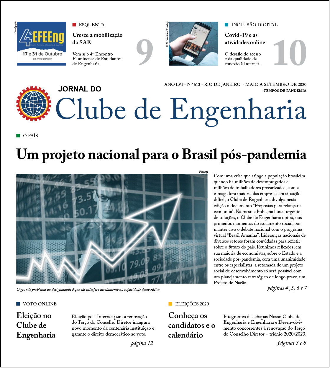 Jornal do Clube de Engenharia nº 613 jornal clube de engenharia 613 finaltela capa