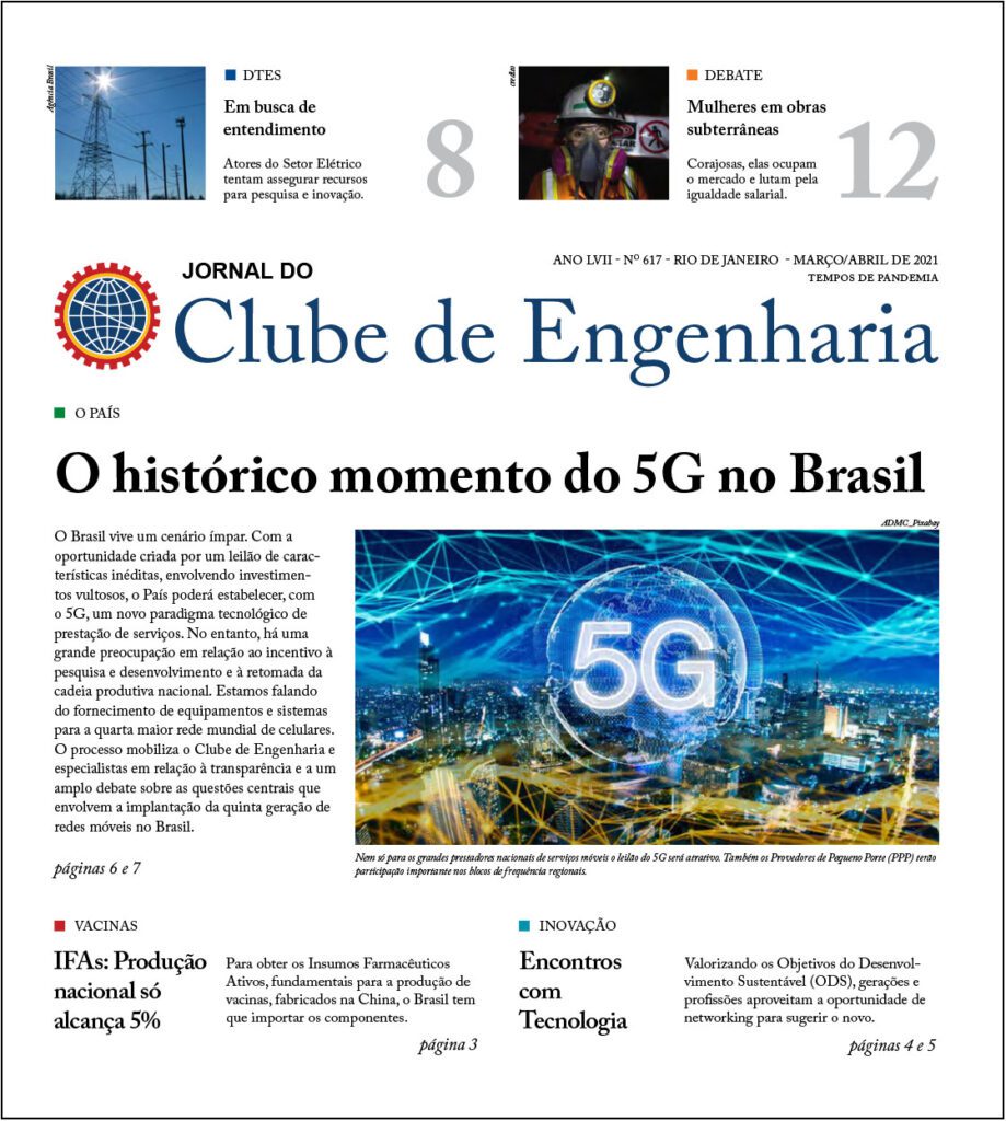 Jornal do Clube de Engenharia nº 617 jornal clube de engenharia 617 finaltela capa