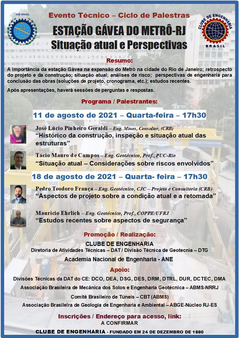 Clube debate situação atual e perspectivas para o Metrô Gávea 1 Clube debate situação atual e perspectivas para o Metrô Gávea unnamed 1 1