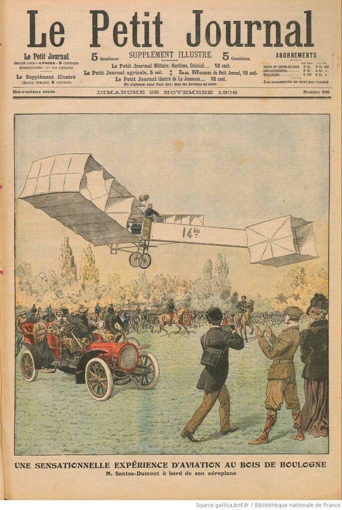 Do 14-Bis ao eVTOL: a saga da aviação brasileira  le petit journal santos dumont 25 novembre 1906 le petit journal santos dumont 25 novembre 1906