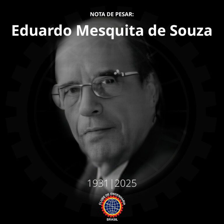 Clube de Engenharia 1 Clube de Engenharia nota de pesar eduardo mesquita de souza 1931 2025 nota de pesar eduardo mesquita de souza 1931 2025