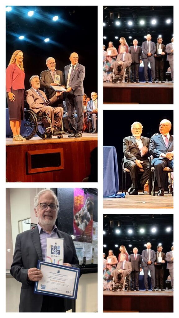 Fernando Peregrino, vice-presidente do Clube de Engenharia do Brasil, recebe homenagem da UFF 22 22