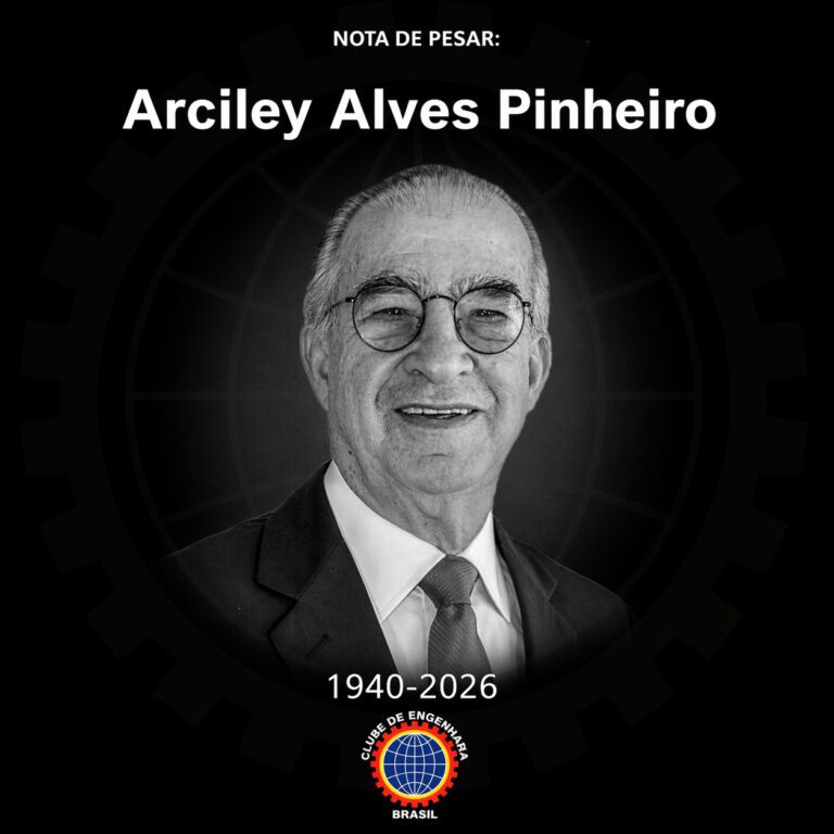 Clube de Engenharia nota de pesar arciley alves pinheiro 1940 2026 nota de pesar arciley alves pinheiro 1940 2026