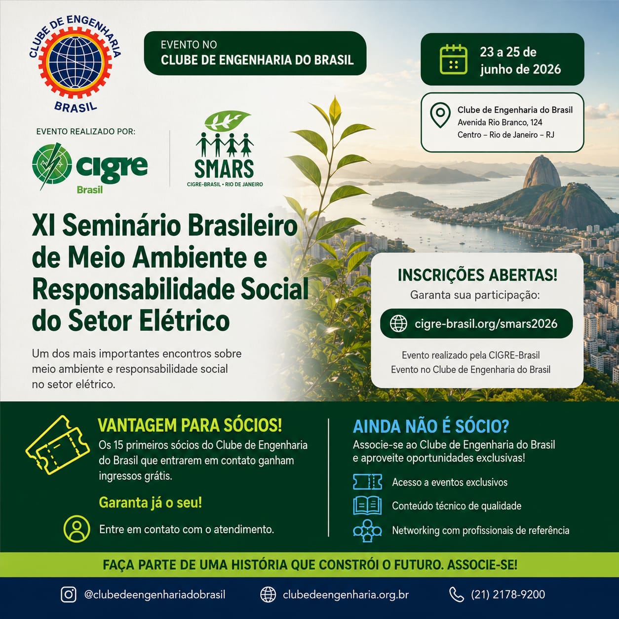 Clube de Engenharia xi seminario brasileiro de meio ambiente e responsabilidade social do setor eletrico xi seminario brasileiro de meio ambiente e responsabilidade social do setor eletrico