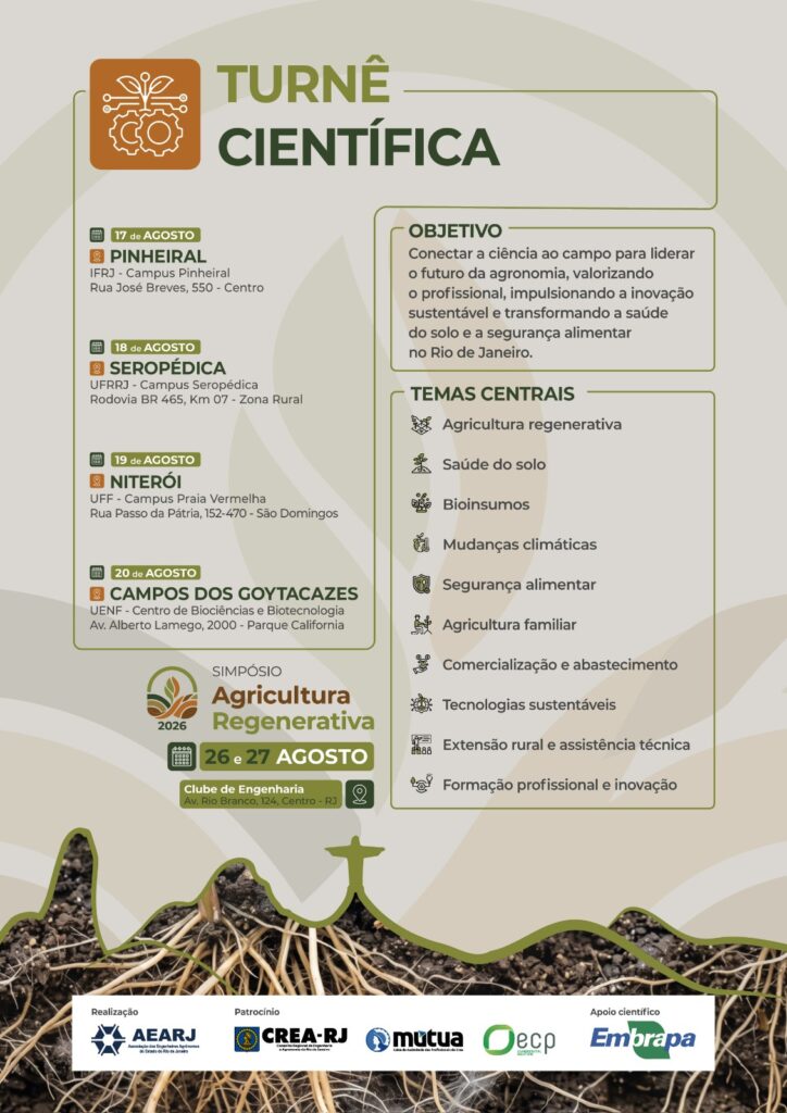 AEARJ organiza Turnê Científica da Agronomia preparatória de Simpósio a ser realizado no CEB cartaz turne cientifica agronomia jpg cartaz turne cientifica agronomia jpg