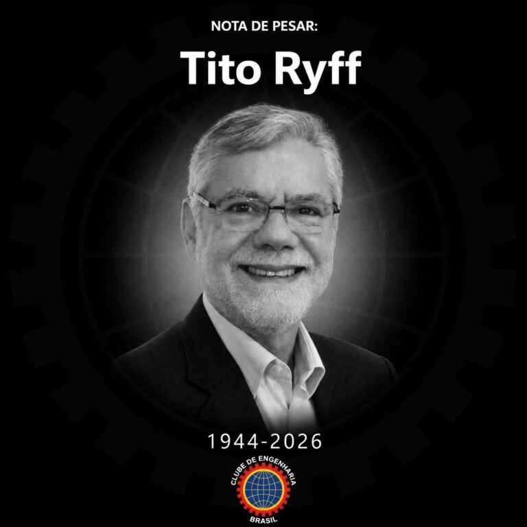 Clube de Engenharia nota de pesar tito ryff 1944 2026 nota de pesar tito ryff 1944 2026