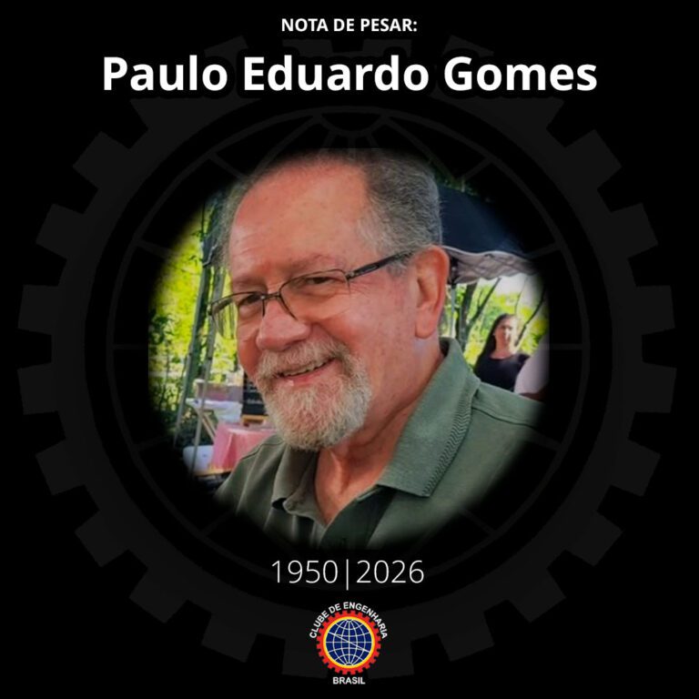 Clube de Engenharia 1 Clube de Engenharia nota de pesar paulo eduardo gomes 1950 2026 nota de pesar paulo eduardo gomes 1950 2026