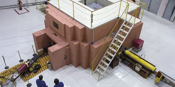 Reator de pesquisa Argonauta, no Rio de Janeiro, onde será instalado o microrreator brasileiro . Crédito: Acervo IEN