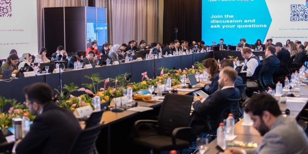 “Iniciativas de Investimentos em Infraestruturas Digitais: Preenchendo a lacuna financeira para a conectividade universal significativa”. Evento paralelo do Grupo de Trabalho de Economia Digital aconteceu no dia 11 de junho na cidade de São Luís. Crédito: Audiovisual G20.