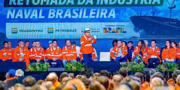 Presidente Lula discursa na cerimônia