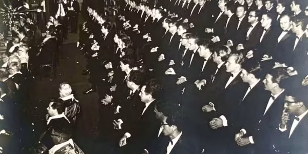 Primeira turma de engenharia da Uerj — Foto: Divulgação