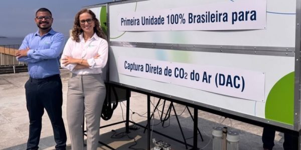 José Adolfo e Bianca Peres, sócios da CarbonAir