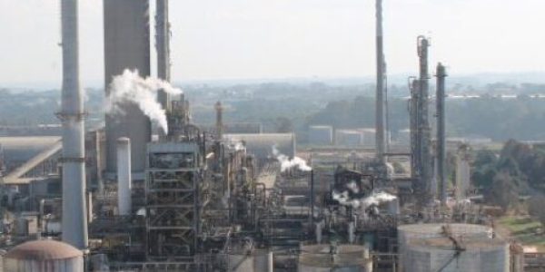 Fábrica de Fertilizantes Nitrogenados da Petrobras no Paraná. Crédito: Sindipetro SJC