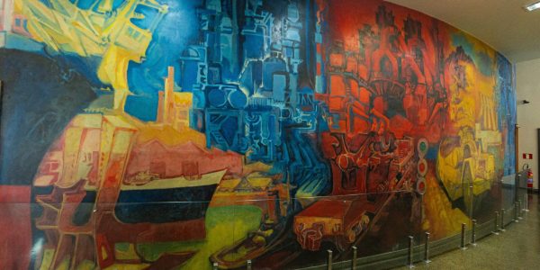 Painel retrata a evolução da Engenharia