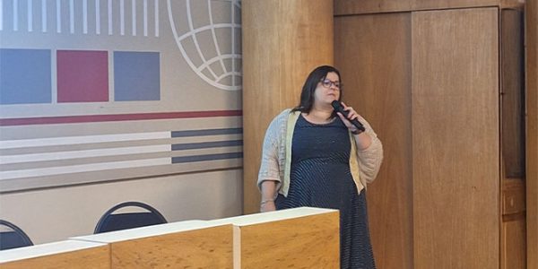 A engenheira Desirée Christine de Oliveira e Silva