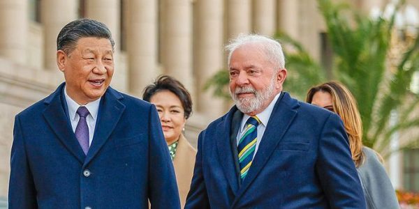 Os presidentes Lula e Xi Jinping. Crédito: Ricardo Stuckert/PR